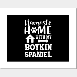 Boykin spaniel dog - Namaste home with my boykin spaniel Posters and Art